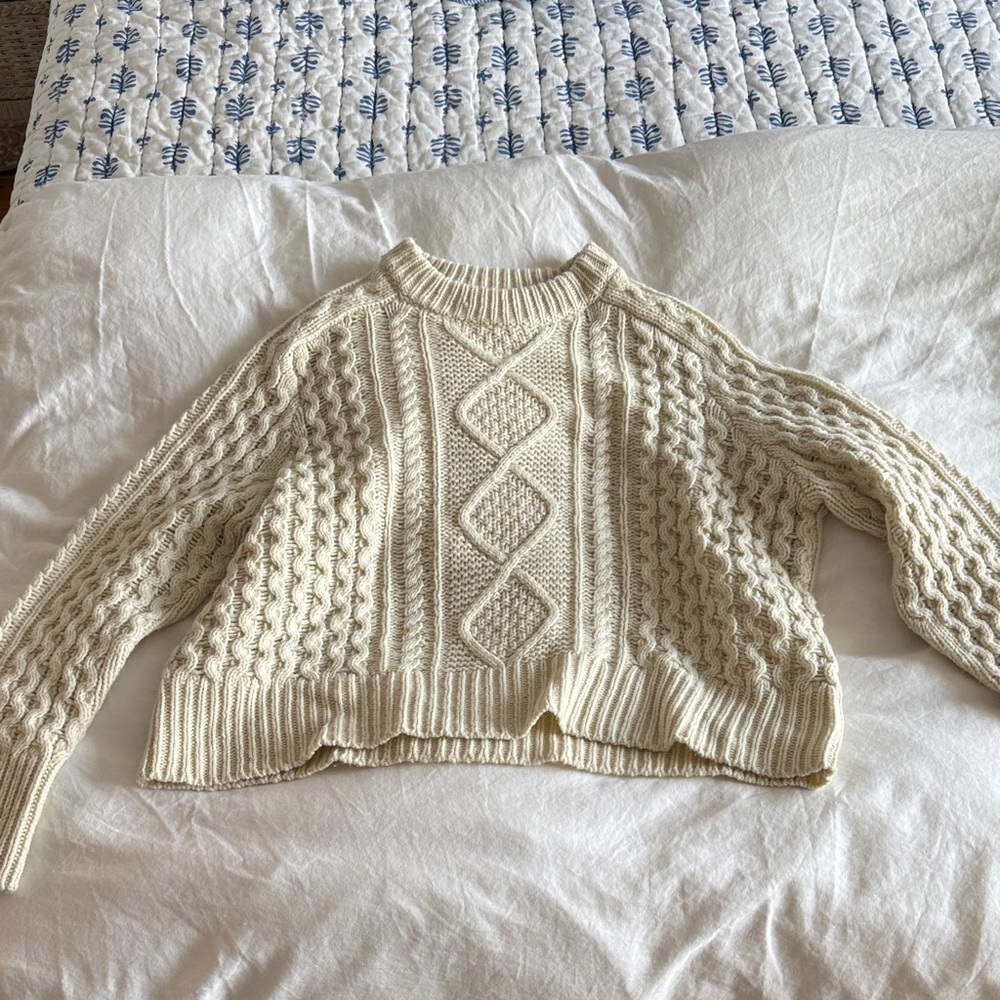 360 sweater XS cream sweater